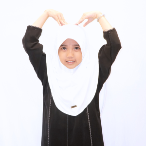 Kids Hijab White